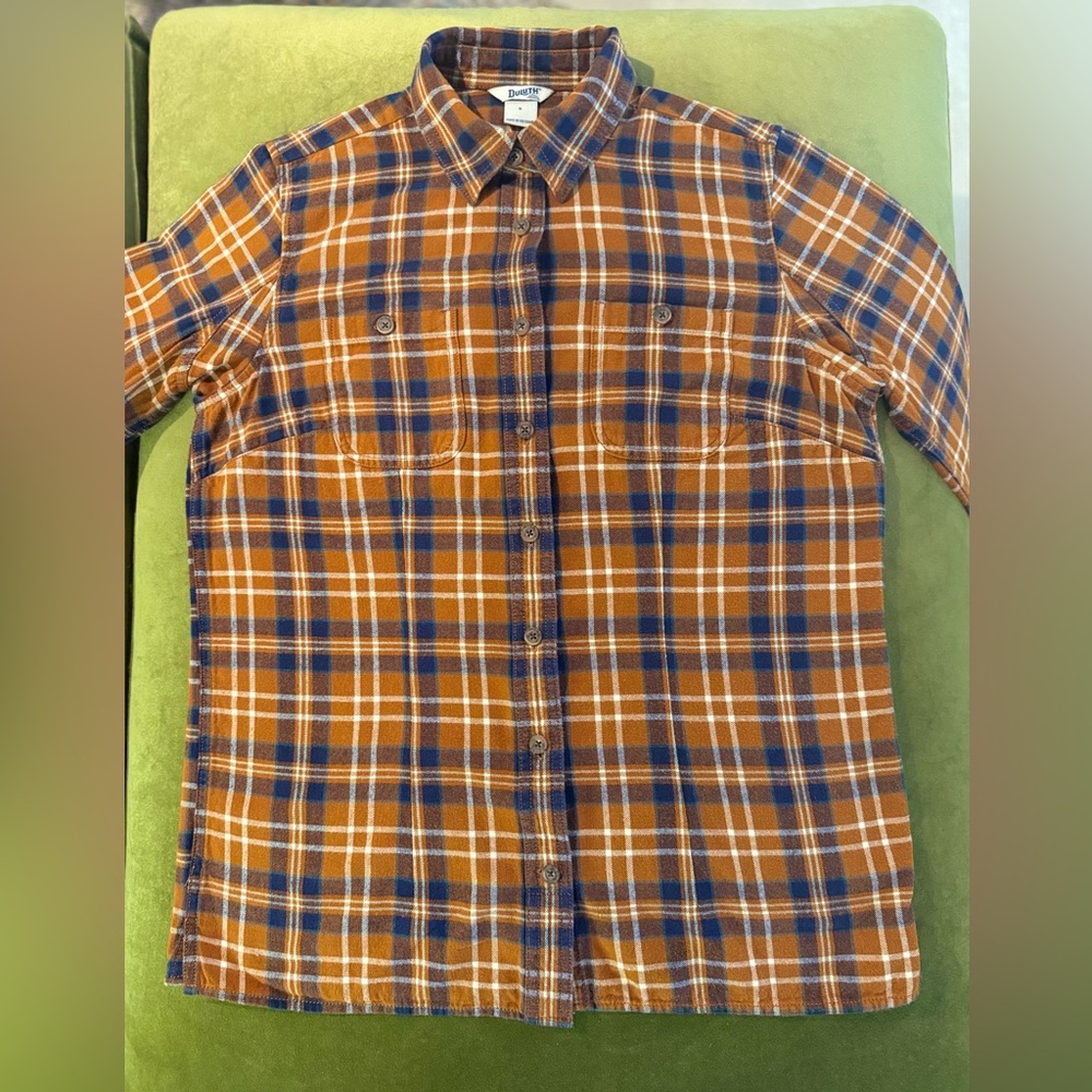 Women’s Duluth Trading Company Folklore Flannel Plaid Shirt - Picture 2 of 7